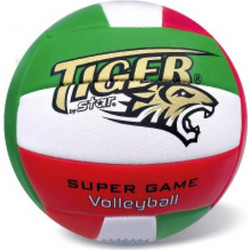 STAR Μπάλα Volley Δερμάτινη Super Touch Green White S.5