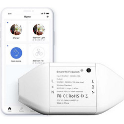 Meross Έξυπνος Ενδιάμεσος Διακόπτης Wi-Fi Smart Switch 10A, HomeKit / Alexa / Google Assistant Compatible (MSS710HK)