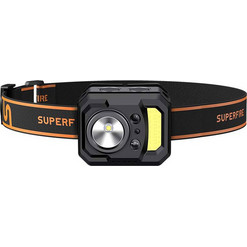 Superfire HL19 Επαναφορτιζόμενος Φακός Κεφαλής Εργασίας Led Αδιάβροχος IP44 250lm