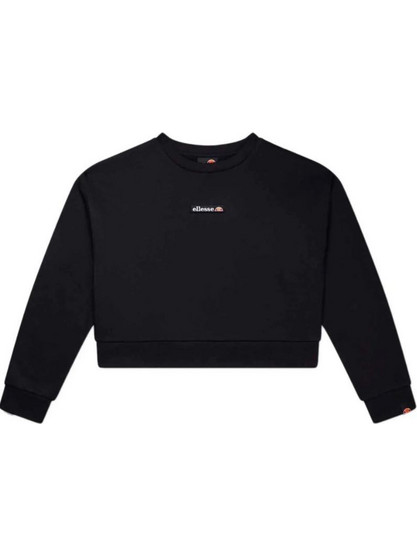 Ellesse Adelano Crop Παιδικό Crop Top Μακρυμάνικο Μαύρο S4T19330-011