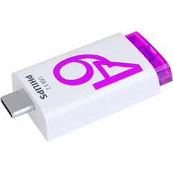 Philips Click 64GB USB Stick 3.2 με USB-C