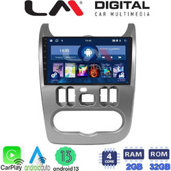 LM Digital ZN4432 Ηχοσύστημα Αυτοκινήτου με Οθόνη Αφής USB Bluetooth & GPS
