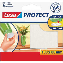 Αυτοκόλλητα Tesa Protect Αντιχαρακτική τσόχα λευκή 100x80mm