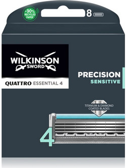 Wilkinson Sword Quattro Titanium Sensitive Spare Parts 8τμχ