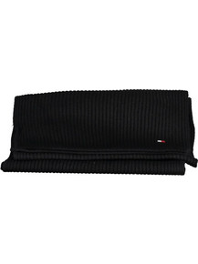 TOMMY HILFIGER Ανδρικό Πλεκτό Κασκόλ AM0AM11480_NEBDS Black