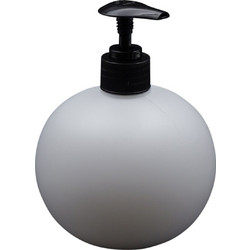 Επιτραπέζιο Πλαστικό Dispenser 600ml σε 3 Χρώματα και Σφαιρικό Σχέδιο