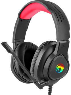 Marvo HG8958 Gaming Headset Over Ear Black Red