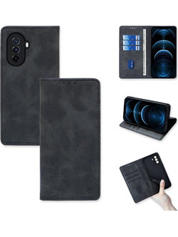 Sonique Vintage Magnet Book Black (Huawei Nova Y70)