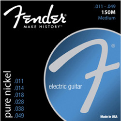 Fender Pure 150M Σετ 6 Χορδές Ηλεκτρικής Κιθάρας Pure Nickel 11-49" Medium Tension