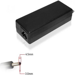 Well Φορτιστής Laptop 65W 19.5V 3.33A για HP με Ενσωματωμένο Καλώδιο Τροφοδοσίας PSUP-NBT-HP10-WL