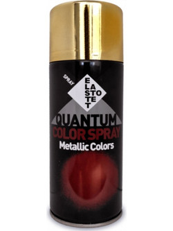 Elastotet Quantum Σπρέι Βαφής Χρυσό Μεταλλιζέ 400ml 6τμχ