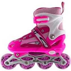 GC SK2 Inline Αυξομειούμενα Rollers Παιδικά Φούξια Ροζ NJG-10-01-001