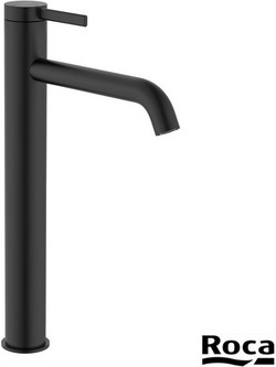 Μπαταρία Νιπτήρα Ona Tall με Βαλβίδα Click System Black Matt A5A349ENB0 Roca