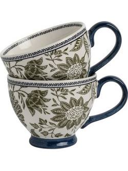 Σετ 2 κούπες XL stoneware 430 ml Laura Ashley Hedingham 184184