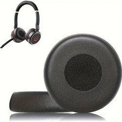 Συμβατά Ανταλλακτικά μαξιλαράκια OEM για Jabra Evolve 75 Series (ζεύγος- μαύρα)