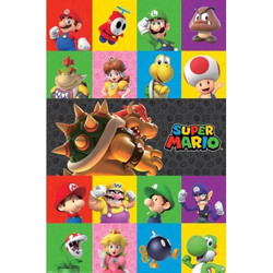 Αφίσα Super Mario Characters Poster 61x91,5cm PP2402577
