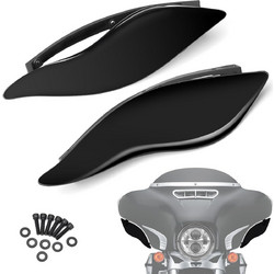Εκτροπείς ανέμου κιτ για μοτοσυκλέτα Harley-Davidson | Adjustable wind deflector fairing kit Touring 14-23 FLHT, FLHX, 14-25 Trikes