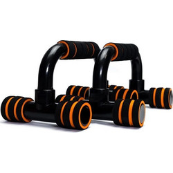 E-Fit Push Up Stand Μπαρες 2 Τεμχ Black-Orange