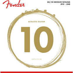 Fender 70XL Σετ 6 Χορδές Ακουστικής Κιθάρας 80/20 Bronze 10-48" Extra Light Tension