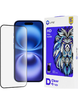 Lito Case για iPhone 16 - D+ Pro Clear - Μαύρο