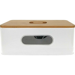 Ψωμιέρα (33x18.5x13.5) Marva Window White