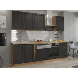 Σύνθεση κουζίνας Retroline V-Gkri-Fusiko