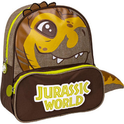 Cerda Jurassic World Σχολική Τσάντα Πλάτης Νηπιαγωγείου Καφέ 2100004364