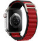 Sonique Alpine Loop Λουράκι Υφασμάτινο Black / Red (Apple Watch 38 / 40 / 41mm)