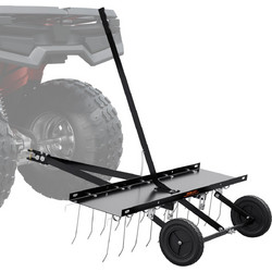 VEVOR Tow Behind Dethatcher 40" Lan Dethatcher Rake για ATV ή Mower 20 Tines