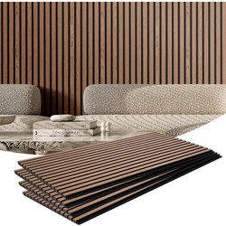 VEVOR Ξύλινα Ακουστικά Πάνελ 60x120 εκ. Καρυδιάς FHXWBTQBHTMLN2P64V0