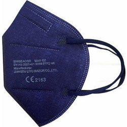 Barbeador MAX-02 FFP2 Filtering Half Mask Μπλε 20τμχ