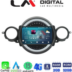 LM Digital ZR8834 Ηχοσύστημα Αυτοκινήτου με Οθόνη Αφής USB Bluetooth & GPS
