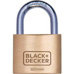 Λουκέτο ασφαλείας Πέταλο Black+Decker με 3 κλειδιά - 50mm 8301100000000000