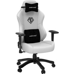 Anda Seat Phantom 3 Large Καρέκλα Gaming Δερματίνης με Ρυθμιζόμενα Μπράτσα Λευκή