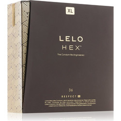 LELO HEX Respect XL Προφυλακτικά με Λιπαντικό 36τμχ