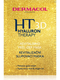 Dermacol 3D Hyaluron Therapy Revitalising Peel-Off Μάσκα Προσώπου για Καθαρισμό με Υαλουρονικό 15ml