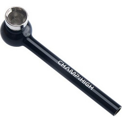 ΓΥΑΛΙΝΗ ΠΙΠΑ ΛΑΔΙΟΥ CHAMP HIGH POOL ΜΑΥΡΗ 11.5cm