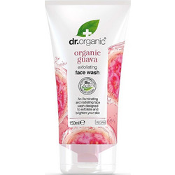 Dr. Organic Guava Exfoliating Face Wash Gel Καθαρισμού Προσώπου 150ml