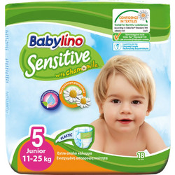 Babylino Sensitive Junior Πάνες No5 11-25kg 18τμχ
