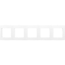 Πλαίσιο Διακόπτη 5 Θέσεων Prime 1000119401 White Aca