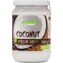 Βιολογικό Παρθένο Λάδι Καρύδας 7elements 550gr/594ml - 7elements