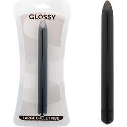 Glossy Large Bullet Vibe Δονητής Bullet 16.5cm Μαύρος