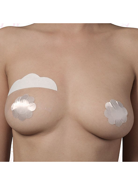 BYE-BRA - BREASTS ENHANCER + NIPPLE COVERS SILK CUP F/H