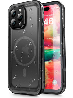 ShellBox - Waterproof IP68 MagSafe Case - iPhone 16 Pro Max - Black
