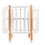 Ingvart Anti-Reflux Nika Καφέ Κούνια για Στρώμα 60x120cm Λευκή