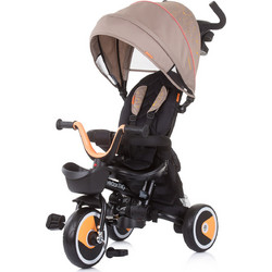 Chipolino Vector MG Τρίκυκλο Ποδήλατο Αναδιπλούμενο με Σκίαστρο & Χειρολαβή για 18+ Μηνών Humus
