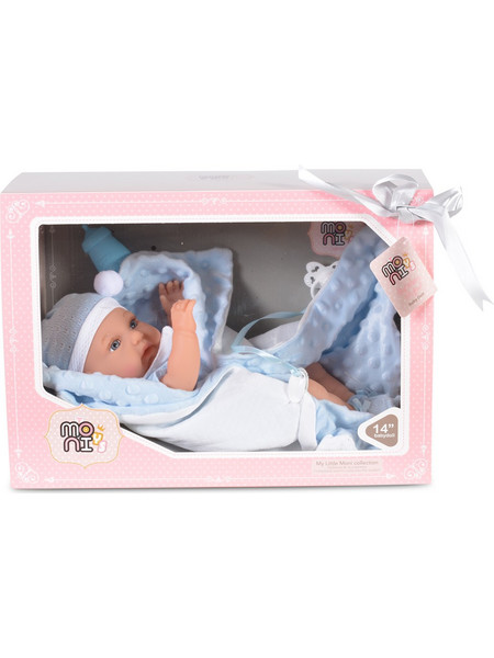 Cangaroo Moni Μωρό με Κουβέρτα Blue 36cm