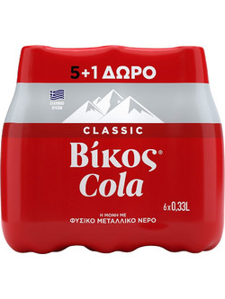 Βίκος Cola 330ml (5+1) (6x330ml)