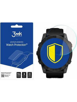 Tempered Glass 3mk Watch Protection FlexibleGlass for Garmin Fenix 7X (51mm)