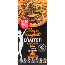 Evergreen Fitness dried σπαγγέτι καρότου από konjac ΒΙΟ 80 γρ. (χωρίς γλουτένη)